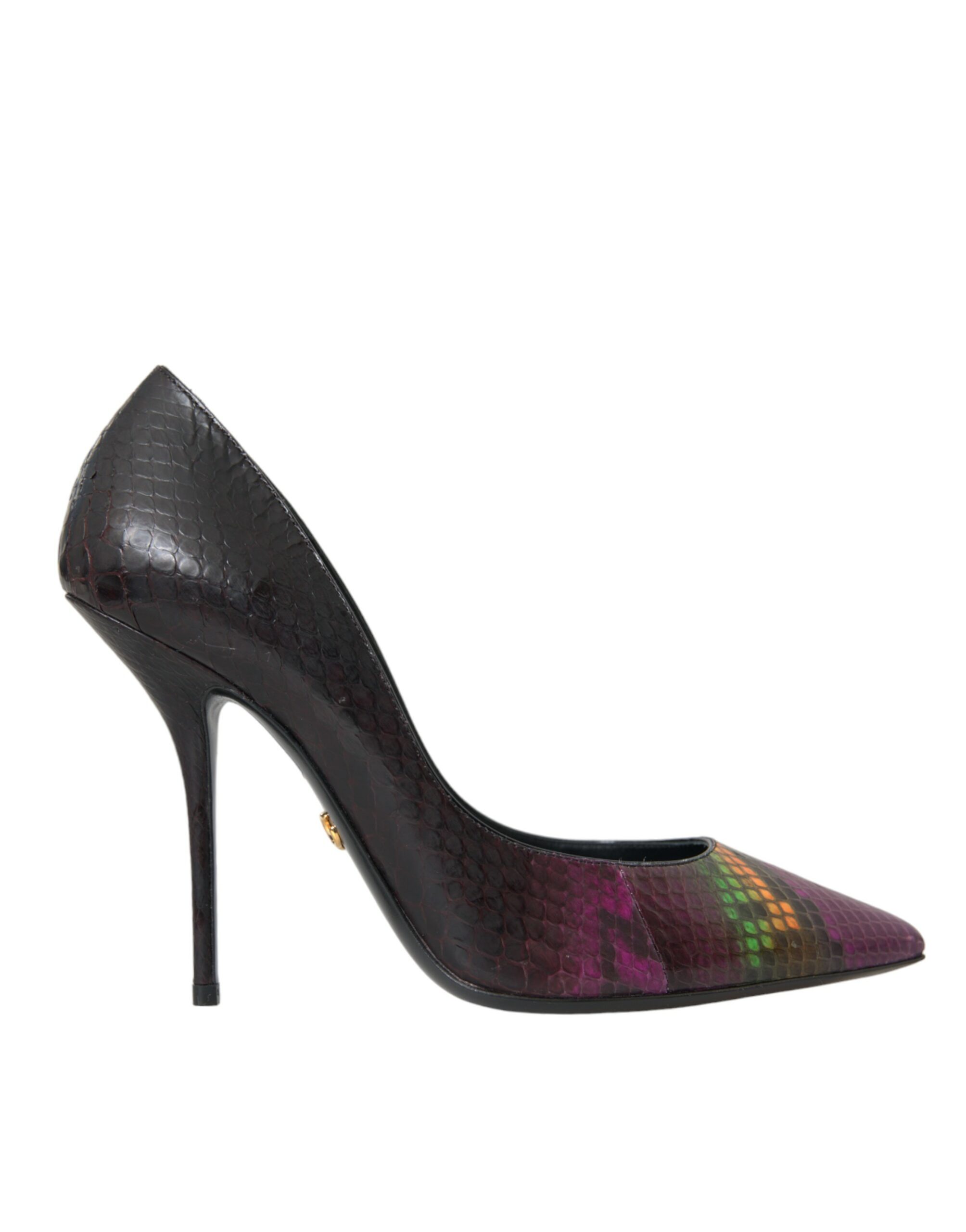 Dolce & Gabbana Multicolor Exotic Leather Heels Pumps Shoes EU39/US8.5 multicolor
